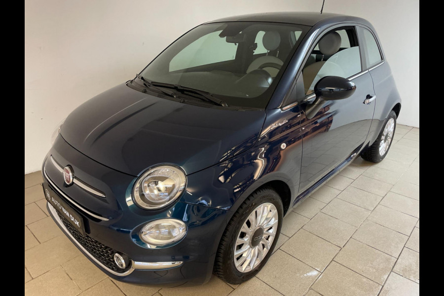 Fiat 500 1.0 Hybrid Dolcevita AIRCO SCHERM MULTI STUUR BLUETOOTH ELEK RAMEN CENT VERG NIEUWSTAAT