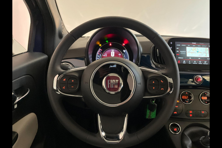 Fiat 500 1.0 Hybrid Dolcevita AIRCO SCHERM MULTI STUUR BLUETOOTH ELEK RAMEN CENT VERG NIEUWSTAAT