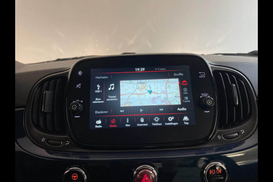 Fiat 500 1.0 Hybrid Dolcevita AIRCO SCHERM MULTI STUUR BLUETOOTH ELEK RAMEN CENT VERG NIEUWSTAAT