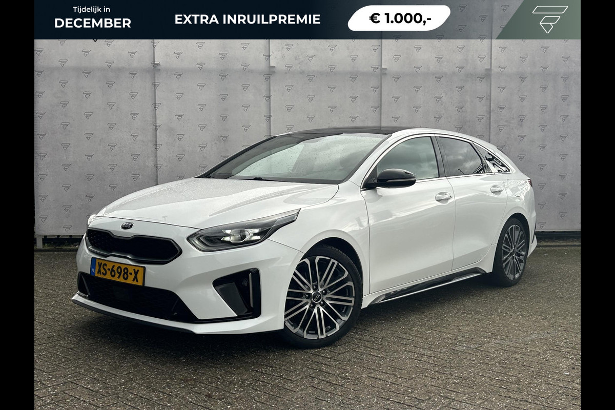 Kia ProCeed 1.4 T-GDI GT-PlusLine | Panoramadak | JBL | Leder/Alcantara | Camera | Navi | 17" Velgen | Apple CarPlay/Anroid Auto | Key-Less | PDC | Cruise | LED |