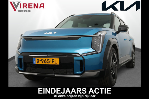 Kia EV9 Launch Edition GT-Line AWD 100 kWh * Rijdende Demo * - Navigatiesysteem 12,3 inch scherm - Batterijverwarming - Digitale Key - Head-up display - Bi-directioneel laden & Slimladen (V2G/V2H) - Fabrieksgarantie Tot 2030