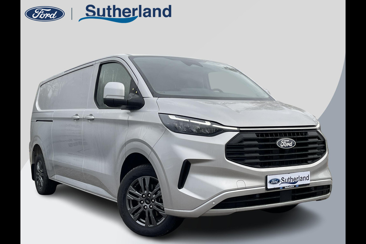 Ford Transit Custom 320 2.0 TDCI L2H1 Limited SCI | 170pk Automaat! | 5 jaar garantie |  17 inch velgen | Dubbele schuifdeur | Draadloos opladen | Reservewiel |  70L brandstoftank