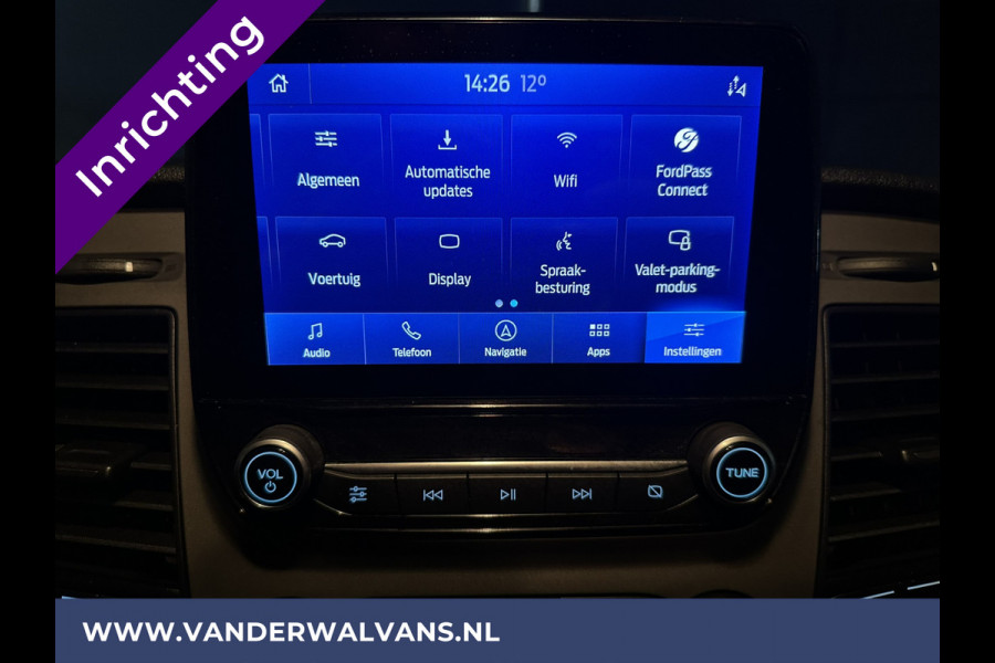 Ford Transit Custom 2.0 TDCI 130pk L1H1 inrichting Euro6 Airco | Camera | Navigatie | LED | Cruisecontrol Parkeersensoren, Stoelverwarming, Verwarmde voorruit, Bijrijdersbank