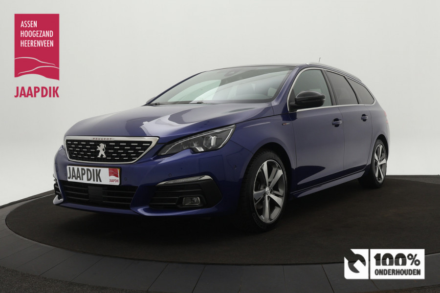 Peugeot 308 SW BWJ 2020 / 1.2 PT 131PK GT-line | / Pano Dak / Clima / Camera a. / Navi / Privacy glass / Carplay / PDC v+a / Leder/Stof /