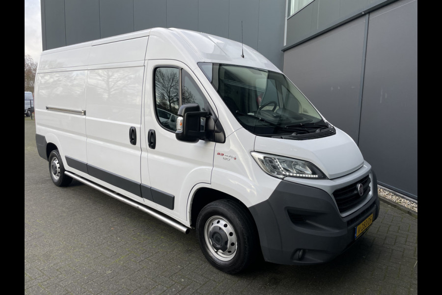 Fiat Ducato 33 2.3 MultiJet L3H2 Clim. control - Cruise control - Parksensoren achter - Navi full map - radio/tel/bluetooth - A-uitrijcamera - multifunctioneel stuurwiel - Trekhaak - 2 zitpl. RV - Zijschuifd.R - Tussenschot  ideaal voor bus camper /verkeerd in goede staat