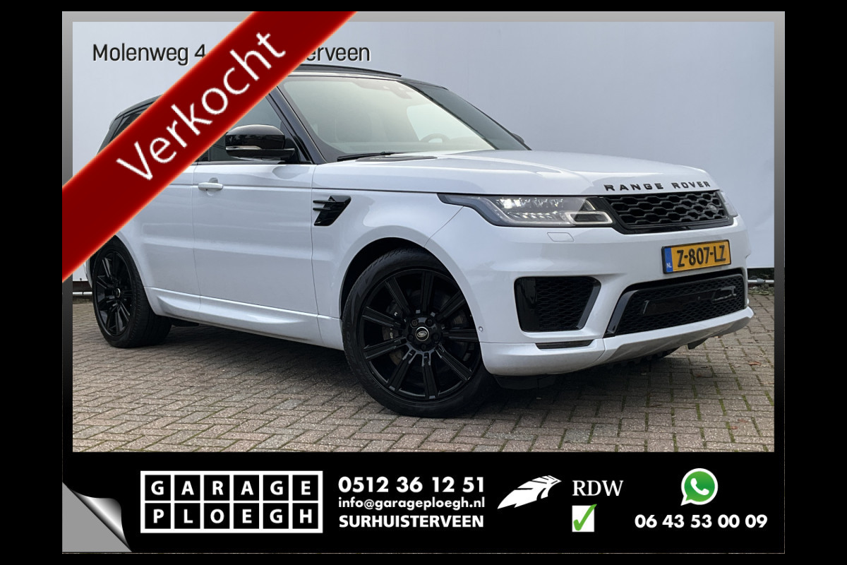 Land Rover Range Rover Sport 2.0 P400e Autobiography Pano.dak Adap.Cruise Meridian Memory VOL Opties!