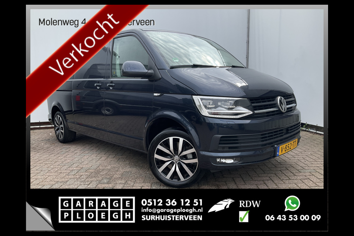 Volkswagen Transporter 2.0 TDI 204pk Aut7 L2H1 Highline Leer Trekhaak Lang 3-Persoons Adapt.Cruise