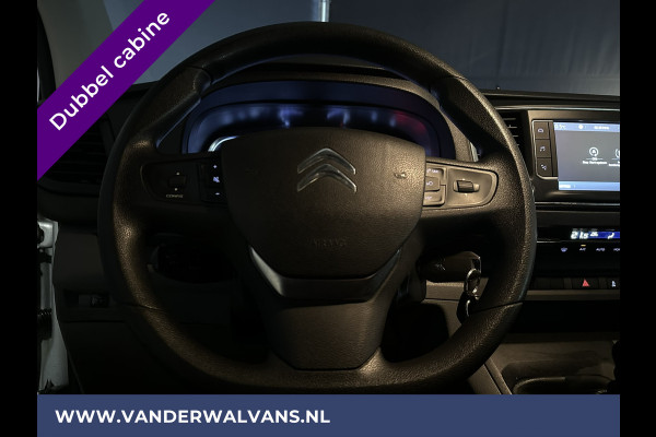 Citroën Jumpy 2.0 BlueHDI **MARGE, GEEN BTW** 123pk L3H1 XL Dubbel cabine Euro6 Airco | Navigatie Cruisecontrol, Apple Carplay, Trekhaak, Parkeersensoren, 5-Zits