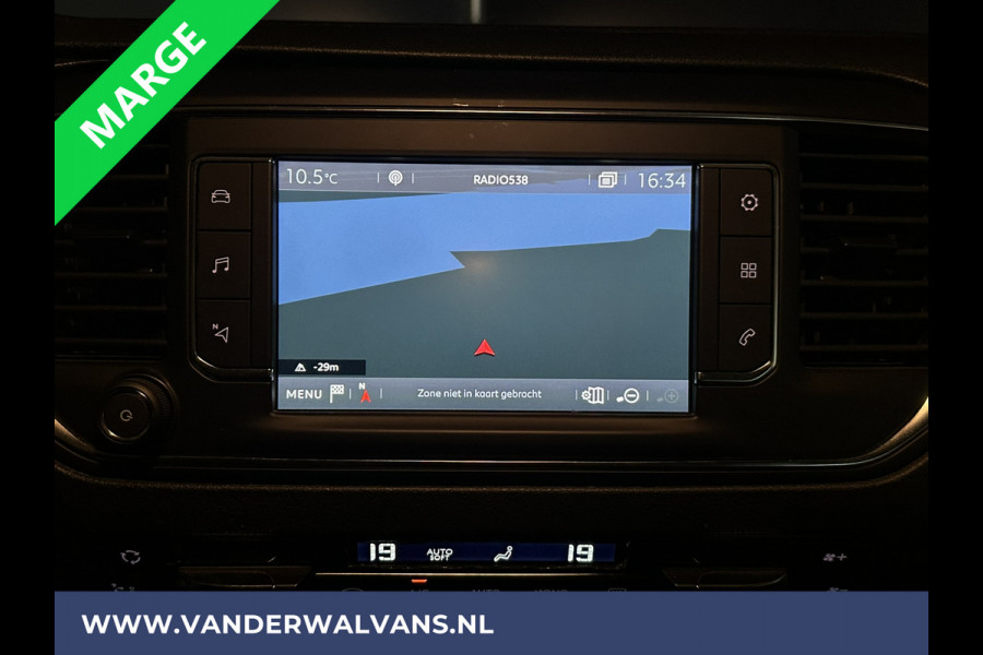 Citroën Jumpy 2.0 BlueHDI **MARGE, GEEN BTW** 123pk L3H1 XL Dubbel cabine Euro6 Airco | Navigatie Cruisecontrol, Apple Carplay, Trekhaak, Parkeersensoren, 5-Zits