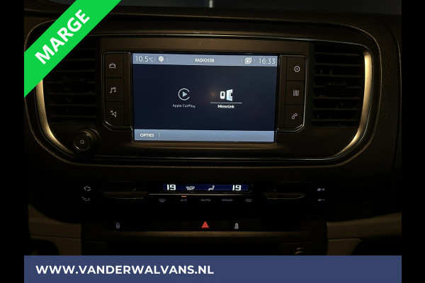 Citroën Jumpy 2.0 BlueHDI **MARGE, GEEN BTW** 123pk L3H1 XL Dubbel cabine Euro6 Airco | Navigatie Cruisecontrol, Apple Carplay, Trekhaak, Parkeersensoren, 5-Zits