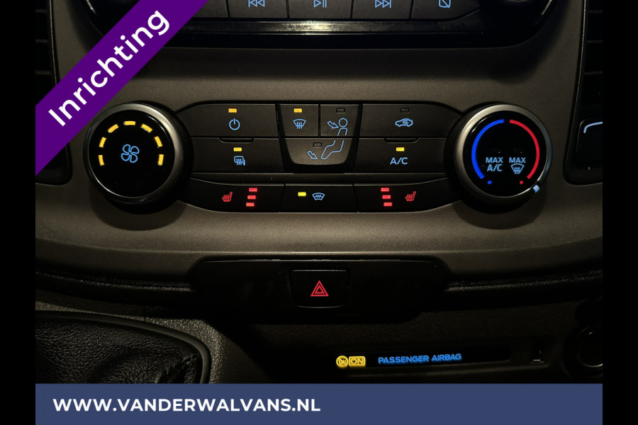 Ford Transit Custom 2.0 TDCI 130pk L1H1 inrichting Euro6 Airco | Camera | Navigatie | LED | Cruisecontrol Parkeersensoren, Stoelverwarming, Verwarmde voorruit, Bijrijdersbank