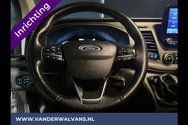 Ford Transit Custom 2.0 TDCI 130pk L1H1 inrichting Euro6 Airco | Camera | Navigatie | LED | Cruisecontrol Parkeersensoren, Stoelverwarming, Verwarmde voorruit, Bijrijdersbank