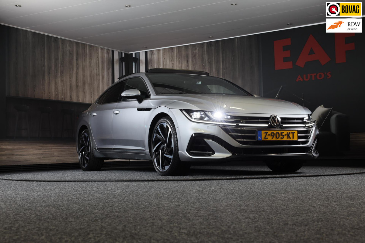 Volkswagen Arteon 2.0 TSI R-Line Business+ / Aut / Acc / Lane Assist / Dode Hoek / Sfeerverlichting / Camera / Open Pano / 20 Inch