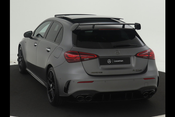 Mercedes-Benz A-Klasse AMG 45 S 4MATIC+ | Night Pack II | Aerodynamica Pack | Premium Plus Pack | Rijassistentiepakket Plus | AMG Performance sportstoelen | Burmester surround sound system | Amg track pace | Extra USB-poorten |