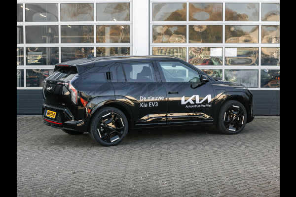 Kia EV3 GT-PlusLine 81.4 kWh Beschikbaar in overleg l Stoel en stuurverwarming  l Schuif kantel dak l