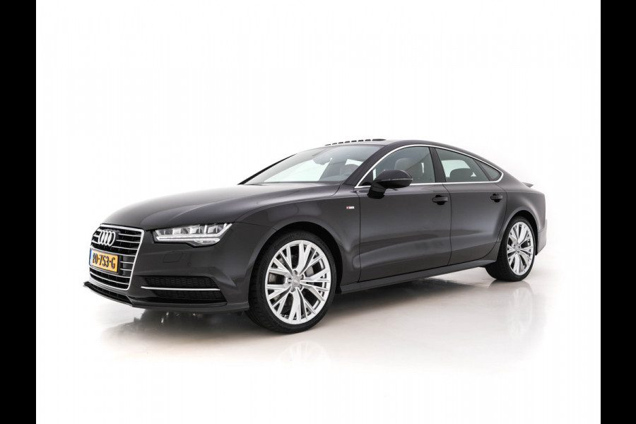 Audi A7 Sportback 3.0 TDI Quattro S-Line-Sportpack Edition Aut. *PANO | DESIGN-FULL-LEATHER  | FULL-LED | BOSE-SURROUND | NAVI-FULLMAP | ECC | SHIFT-PADDLES | PDC | AIR-SUSPENSION | CRUISE | SPORT-SEATS | 20 "ALU*