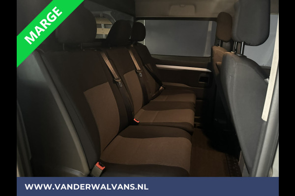 Citroën Jumpy 2.0 BlueHDI **MARGE, GEEN BTW** 123pk L3H1 XL Dubbel cabine Euro6 Airco | Navigatie cruisecontrol, 2500kg trekhaak, parkeersensoren, apple carplay