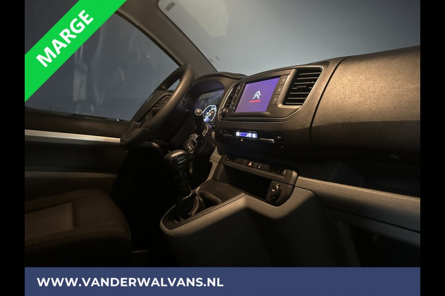 Citroën Jumpy 2.0 BlueHDI **MARGE, GEEN BTW** 123pk L3H1 XL Dubbel cabine Euro6 Airco | Navigatie cruisecontrol, 2500kg trekhaak, parkeersensoren, apple carplay