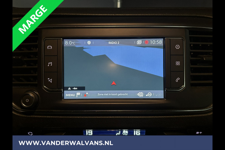 Citroën Jumpy 2.0 BlueHDI **MARGE, GEEN BTW** 123pk L3H1 XL Dubbel cabine Euro6 Airco | Navigatie cruisecontrol, 2500kg trekhaak, parkeersensoren, apple carplay