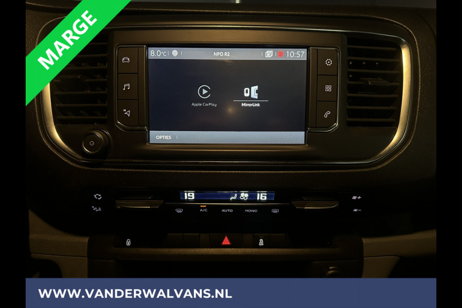 Citroën Jumpy 2.0 BlueHDI **MARGE, GEEN BTW** 123pk L3H1 XL Dubbel cabine Euro6 Airco | Navigatie cruisecontrol, 2500kg trekhaak, parkeersensoren, apple carplay