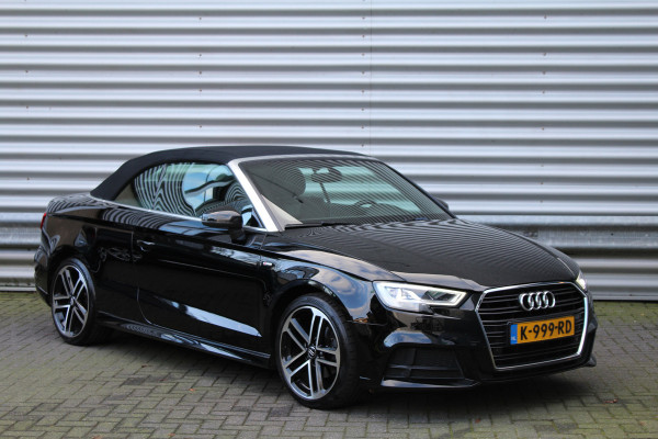 Audi A3 Cabriolet 1.5 TFSI 150pk Sport S Line Edition Clima Cruise B&O PDC LED 18"LMV Stoel en Nek verwarming