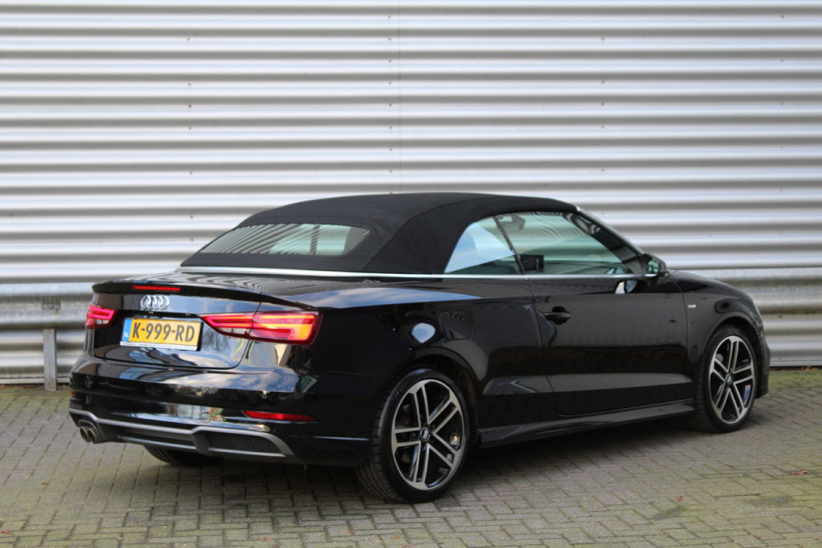 Audi A3 Cabriolet 1.5 TFSI 150pk Sport S Line Edition Clima Cruise B&O PDC LED 18"LMV Stoel en Nek verwarming