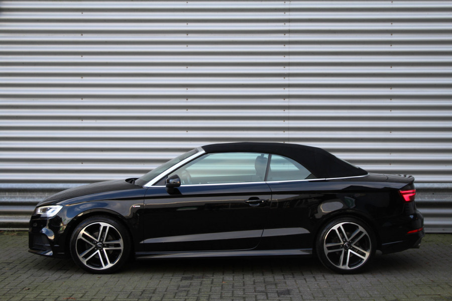 Audi A3 Cabriolet 1.5 TFSI 150pk Sport S Line Edition Clima Cruise B&O PDC LED 18"LMV Stoel en Nek verwarming