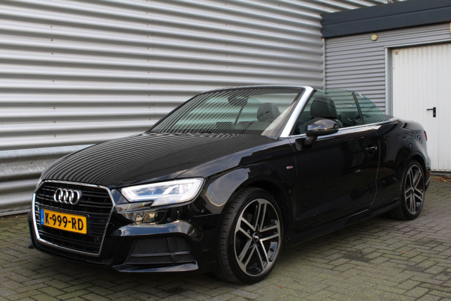 Audi A3 Cabriolet 1.5 TFSI 150pk Sport S Line Edition Clima Cruise B&O PDC LED 18"LMV Stoel en Nek verwarming