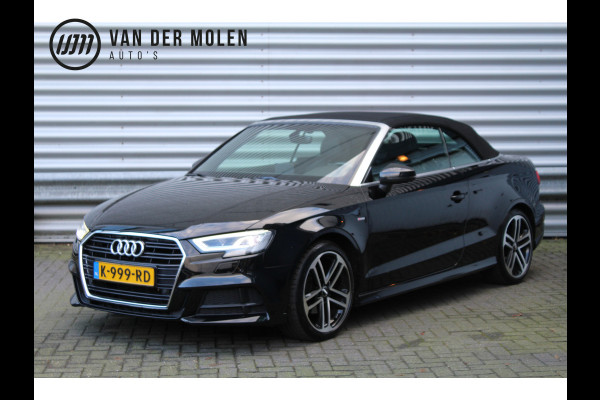 Audi A3 Cabriolet 1.5 TFSI 150pk Sport S Line Edition Clima Cruise B&O PDC LED 18"LMV Stoel en Nek verwarming