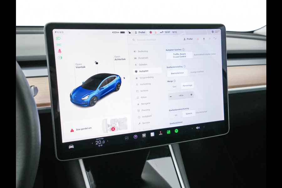 Tesla Model 3 Long Range AWD 75 kWh [ 3-Fase ] (INCL-BTW) Aut. *PANO | AUTO-PILOT | NAPPA-LEATHER | KEYLESS | FULL-LED | MEMORY-PACK | SURROUND-VIEW | DAB | APP-CONNECT | DIGI-COCKPIT | LANE-ASSIST | COMFORT-SEATS | 18"A