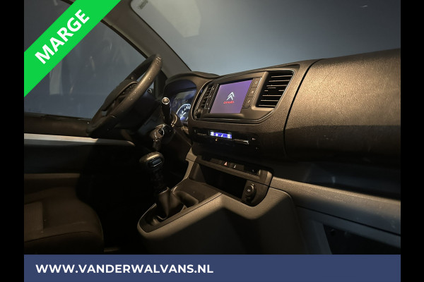 Citroën Jumpy 2.0 BlueHDI **MARGE, GEEN BTW** 123pk L3H1 XL Dubbel cabine Euro6 Airco | Navigatie Cruisecontrol, Apple Carplay, Trekhaak, Parkeersensoren, 5-Zits