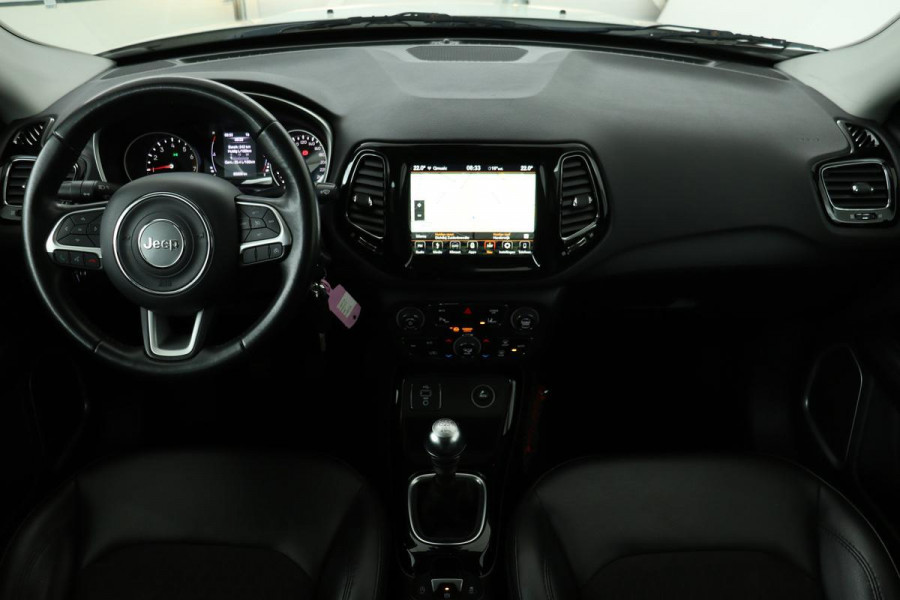 Jeep Compass 1.4 MultiAir Night Eagle | Trekhaak | Camera | Half leder | Navigatie | Climate control | Cruise control