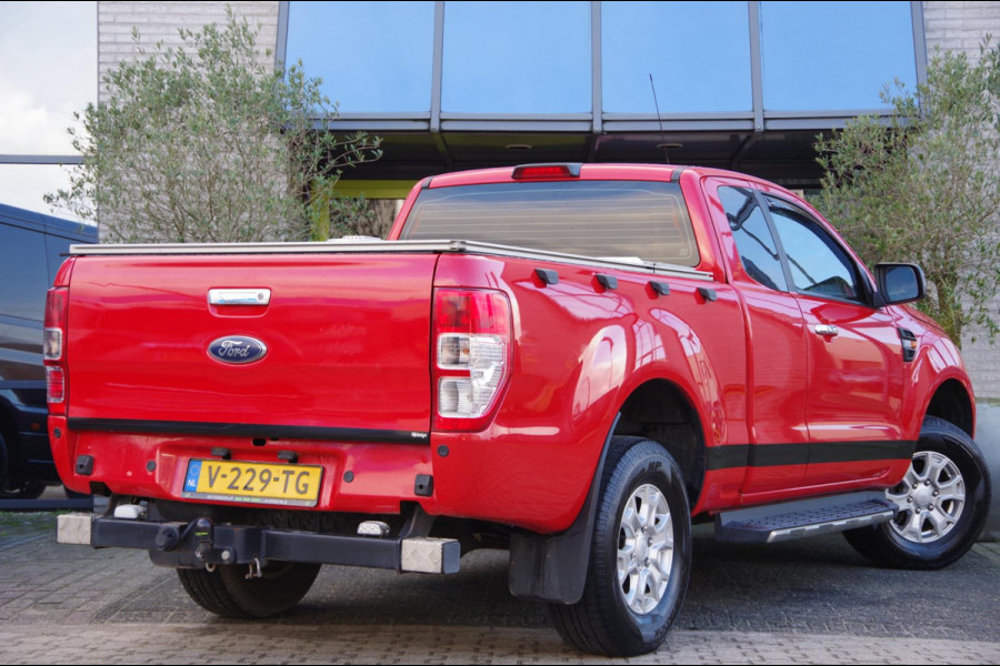 Ford Ranger 2.2 TDCi XLT Supercab 3.55 4X4 160PK, 3.5T TREKHAAK, CAMERA, NAVI, CRUISE, CLIMA, PDC, APPLE CARPLAY