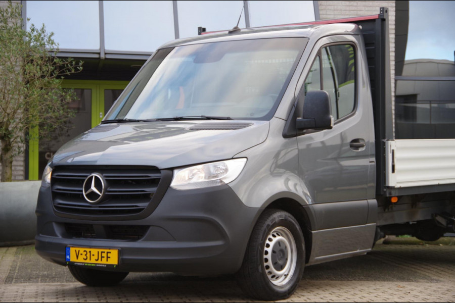 Mercedes-Benz Sprinter 316 2.2 CDI L3 OPEN LAADBAK, AUT. 3.5T TREKHAAK, 3-ZITS, ADAPT. CRUISE, MBUX 10'', NAVI, CLIMA, PICK-UP