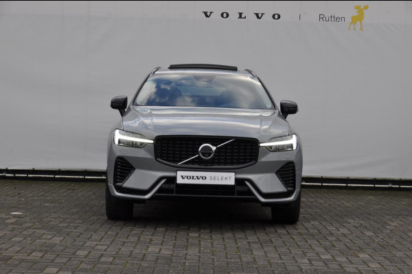 Volvo XC60 T6 350PK Long Range AWD Plus Dark / Adaptieve cruise control / Pilot Assist / 360 Camera / Panoramisch schuif-kantel dak / Lederen bekleding / Elektrisch bedienbare voorstoelen met geheugen / Stoelverwarming voor en achter / Apple Carplay /