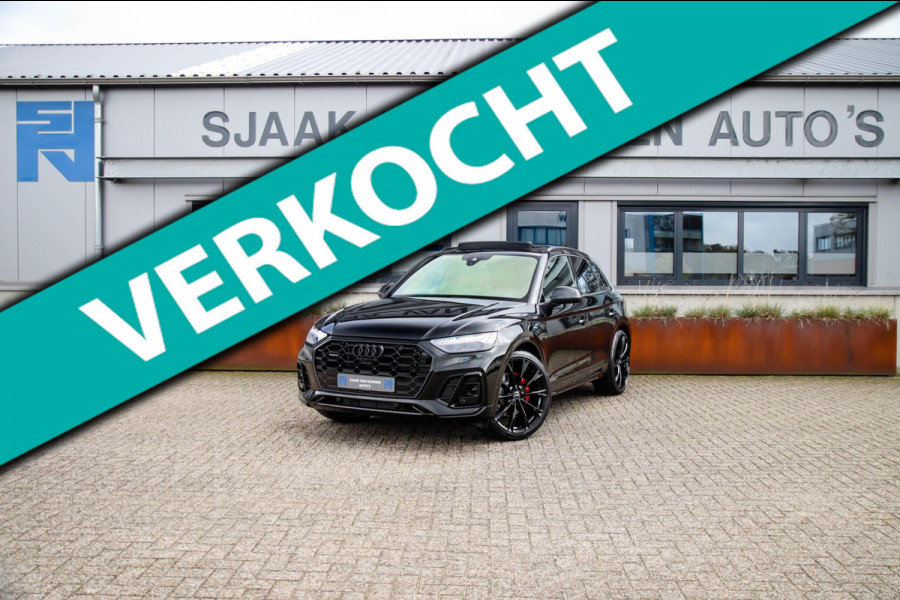 Audi Q5 55 TFSI e Quattro Competition S Edition S-Line 367pk Automaat|Luchtvering|Panoramadak|Virtual Cockpit|OLED Matrix|Trekhaak