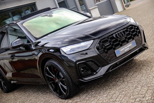 Audi Q5 55 TFSI e Quattro Competition S Edition S-Line 367pk Automaat|Luchtvering|Panoramadak|Virtual Cockpit|OLED Matrix|Trekhaak