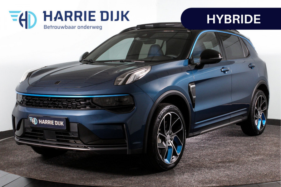 Lynk & Co 01 1.5 PHEV 261PK MY23 | 360 Camera | 7.4 kWh boordlader | Donkere hemel | S/K-panodak | Adapt. Cruise | Memory | Elek. klep | LM 20" | 5849