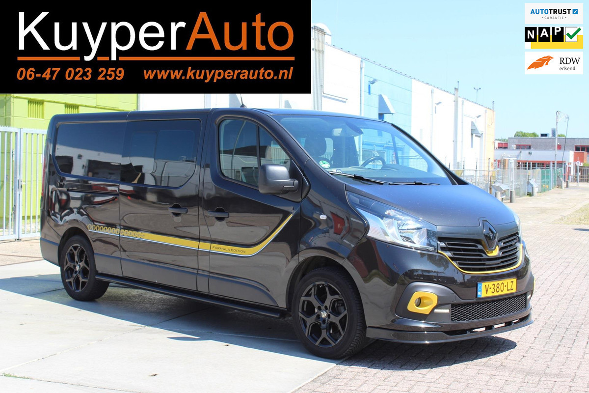 Renault Trafic 1.6 dCi T29 L2H1 DC Formula Edition Energy 5 PERS VOL LEDER CRUISE TREKHAAK DUBB. SCHUIFDEUREN ACHTERUITRIJCAMERA