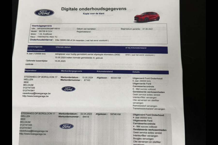 Ford Puma 1.0 EcoBoost Hybrid ST-Line X Automaat Stuurverwarming Climate control Cruise control Parkeercamera Bang&Olufsen audio