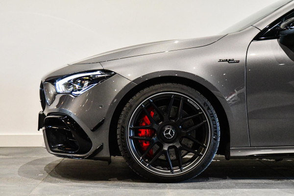 Mercedes-Benz CLA-Klasse AMG 45 S 4MATIC+ Aero, Pano, Schaal, Perf stuur, 360, Memory, Burm, Keyless, Dodeh, CarPlay!