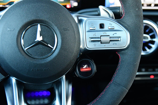 Mercedes-Benz CLA-Klasse AMG 45 S 4MATIC+ Aero, Pano, Schaal, Perf stuur, 360, Memory, Burm, Keyless, Dodeh, CarPlay!