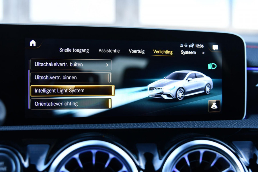 Mercedes-Benz CLA-Klasse AMG 45 S 4MATIC+ Aero, Pano, Schaal, Perf stuur, 360, Memory, Burm, Keyless, Dodeh, CarPlay!