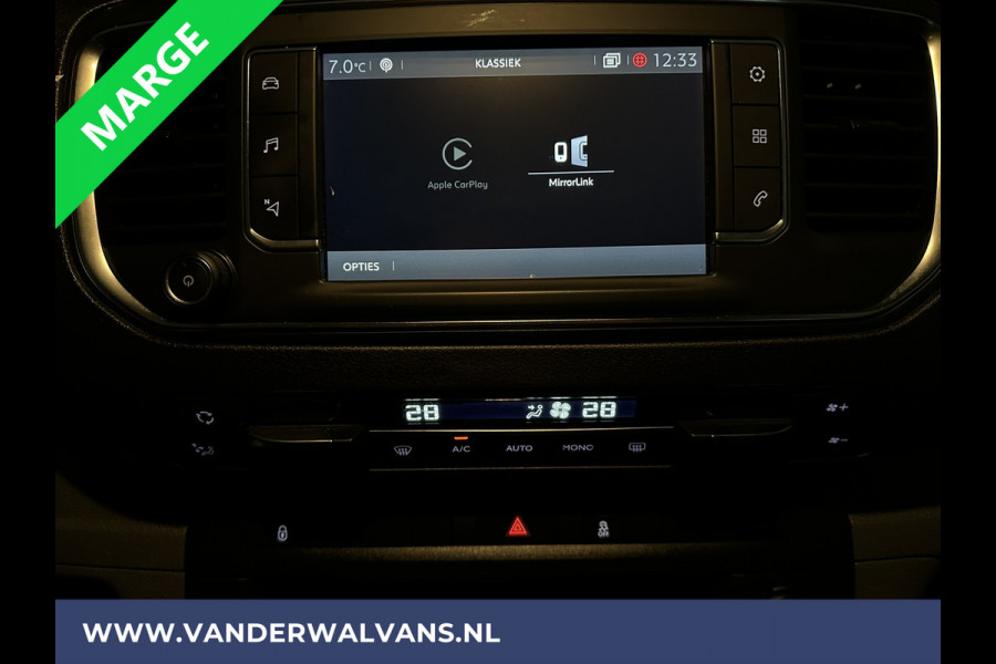 Citroën Jumpy 2.0 BlueHDI **MARGE, GEEN BTW** 123pk L3H1 XL Dubbel cabine Euro6 Airco | Navigatie Cruisecontrol, Apple Carplay, Trekhaak, Parkeersensoren, 5-Zits