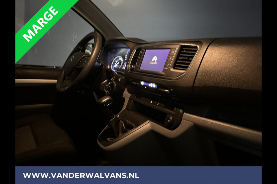 Citroën Jumpy 2.0 BlueHDI **MARGE, GEEN BTW** 123pk L3H1 XL Dubbel cabine Euro6 Airco | Navigatie Cruisecontrol, Apple Carplay, Trekhaak, Parkeersensoren, 5-Zits