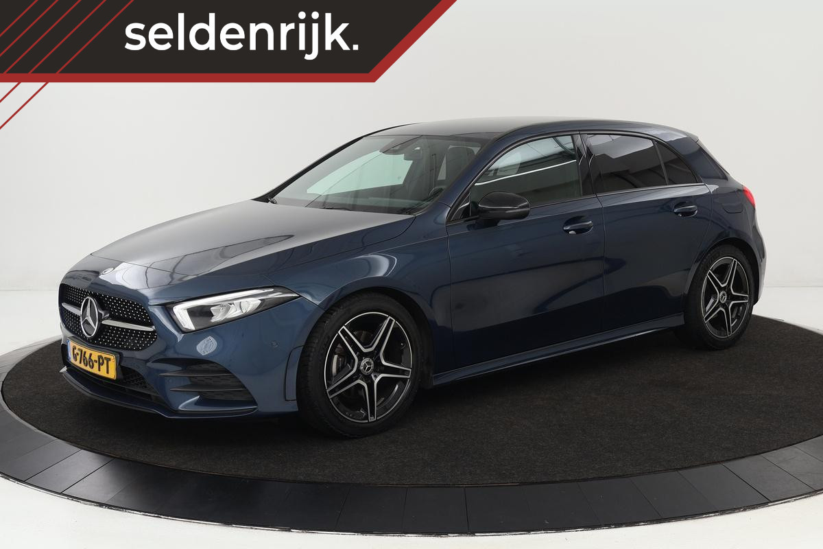 Mercedes-Benz A-Klasse 180 AMG | Stoelverwarming | Carplay | Widescreen | Full LED | Leder/Alcantara | Navigatie | Sportstoelen | Climate control | Park Assist | Cruise control