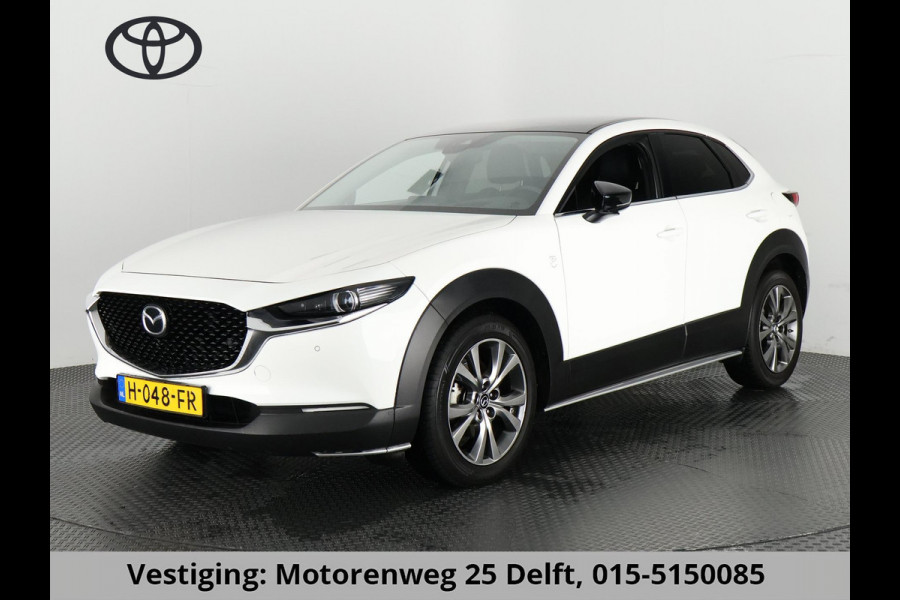 Mazda CX-30 2.0 X-LUXERY LEDER.HYBRIDE AUTOMAAT GARANTIE TOT 2030* 180 PK EN 1: 19 . Zeer rijk uitgerust !!