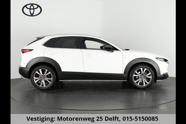 Mazda CX-30 2.0 X-LUXERY LEDER.HYBRIDE AUTOMAAT GARANTIE TOT 2030* 180 PK EN 1: 19 . Zeer rijk uitgerust !!