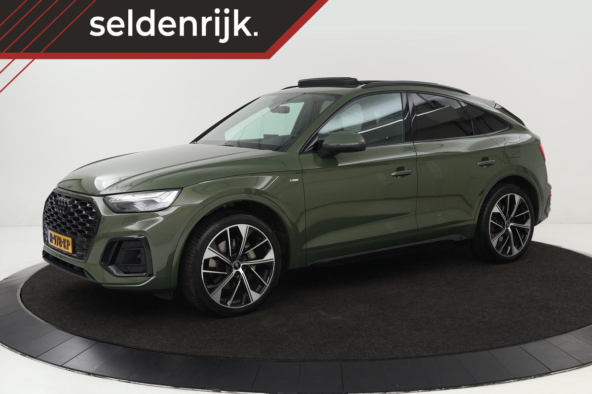 Audi Q5 Sportback 50 TFSIe S edition | Panoramadak | Adaptive cruise | Leder | Stoelverwarming | Trekhaak | Matrix LED | Luchtvering | Camera | Sportstoelen | Carplay | Sfeerverlichting