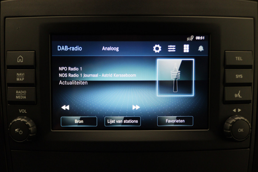 Mercedes-Benz Vito 116 CDI Extra Lang Automaat 3-Zits, Airco, Navigatie, Camera, Apple CarPlay, Cruise, Achterdeuren 270°